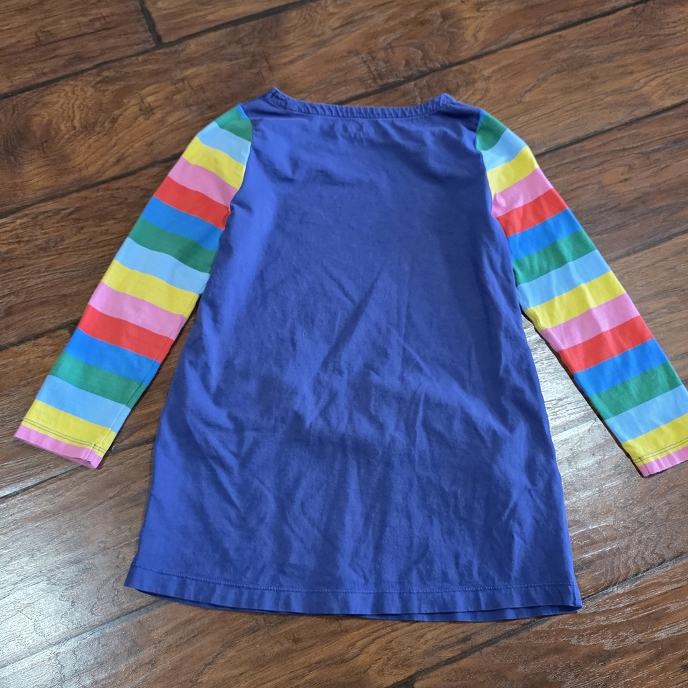 Mini Boden Blue Dress with Colorful Planet Design - Picture 10 of 10